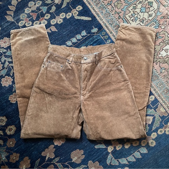 Skotts Pants - Vintage Skotts Washable Suede Pants